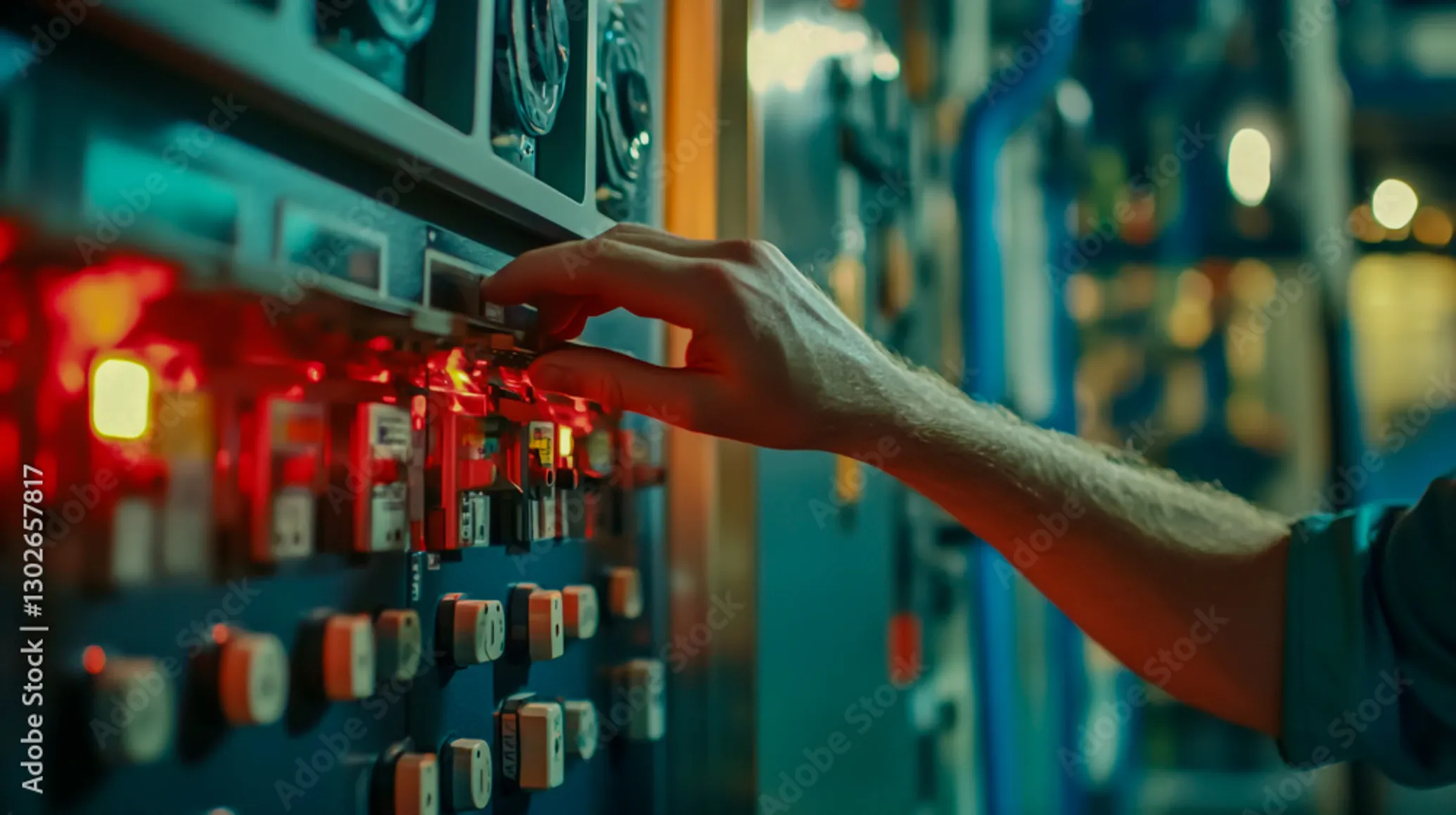 Modern warehouse facility with advanced logistics technology